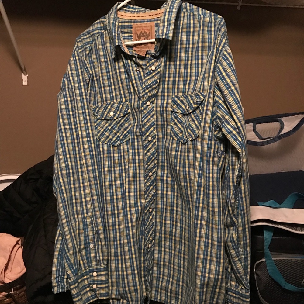Young Men’s size XXL Red Camel western shirt